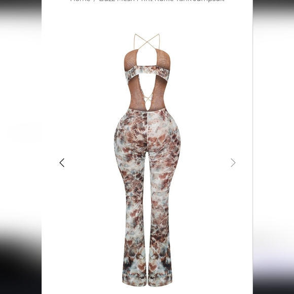 EDGE Ruffle Patterned Jumpsuit - Picture 7 of 13